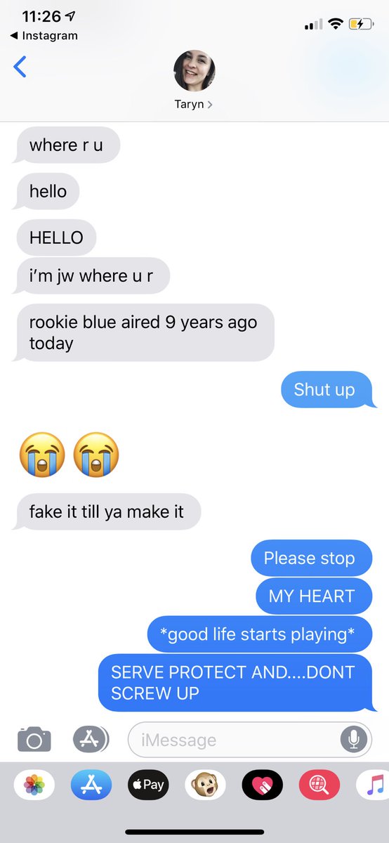 Taylor_xo13's tweet photo. #rookieblue aired 9 years ago today and thinking about the fact that it was NINE years ago and I remember it very well makes me wicked sad and I FEEL OLD. That show was an still is my favorite show ever. Clearly my sisters too. I MISS IT SO BAD #rbparty https://t.co/tfAN1eR3uH