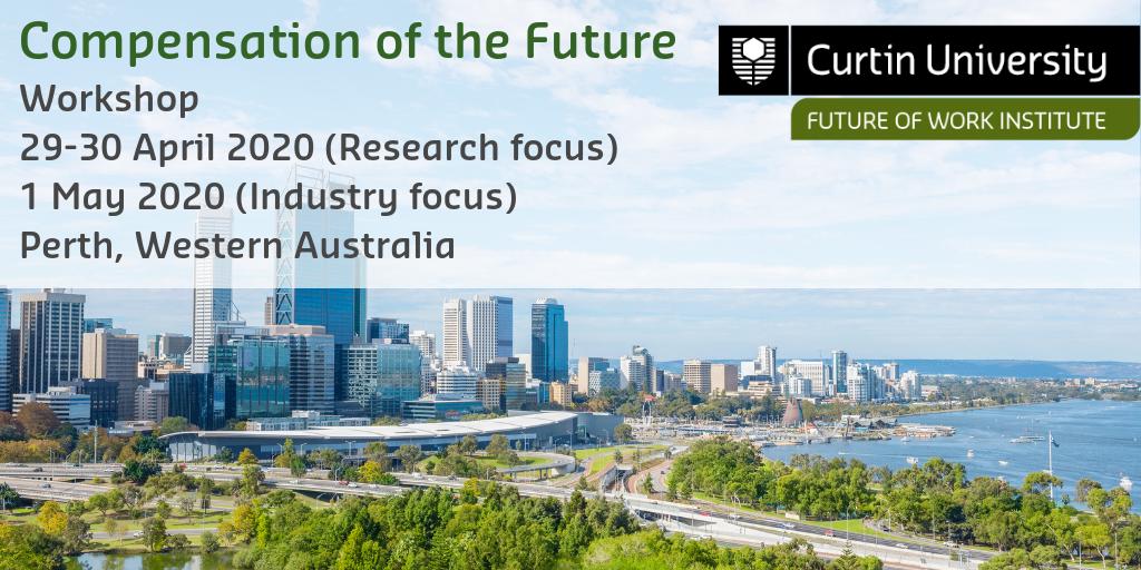 Register for updates! 🙂 Let's bring academics and practitioners interested in future remuneration together to discuss pressing issues and how we should tackle them through rigorous international collaborations.  #futureofwork futureofworkinstitute.com.au/compensation-o…