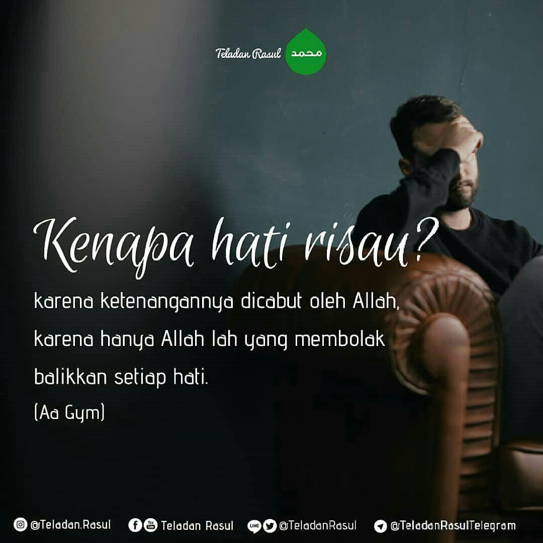 Kita harus menyadari bahwa Allah, tahu persis isi hati kita maka teruslah bergerak pada apa yang Allah sukai sekuat tenaga.(Aa Gym) . . #TeladanRasul https://t.co/2soVJcDOPW
