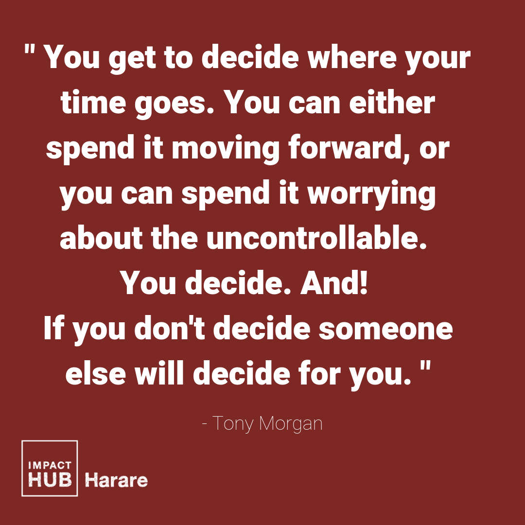 Be too positive to be doubtful, too optimistic to be fearful and too determined to be defeated and use your time wisely. 
#IHH #Tueasdaymotivation #decide