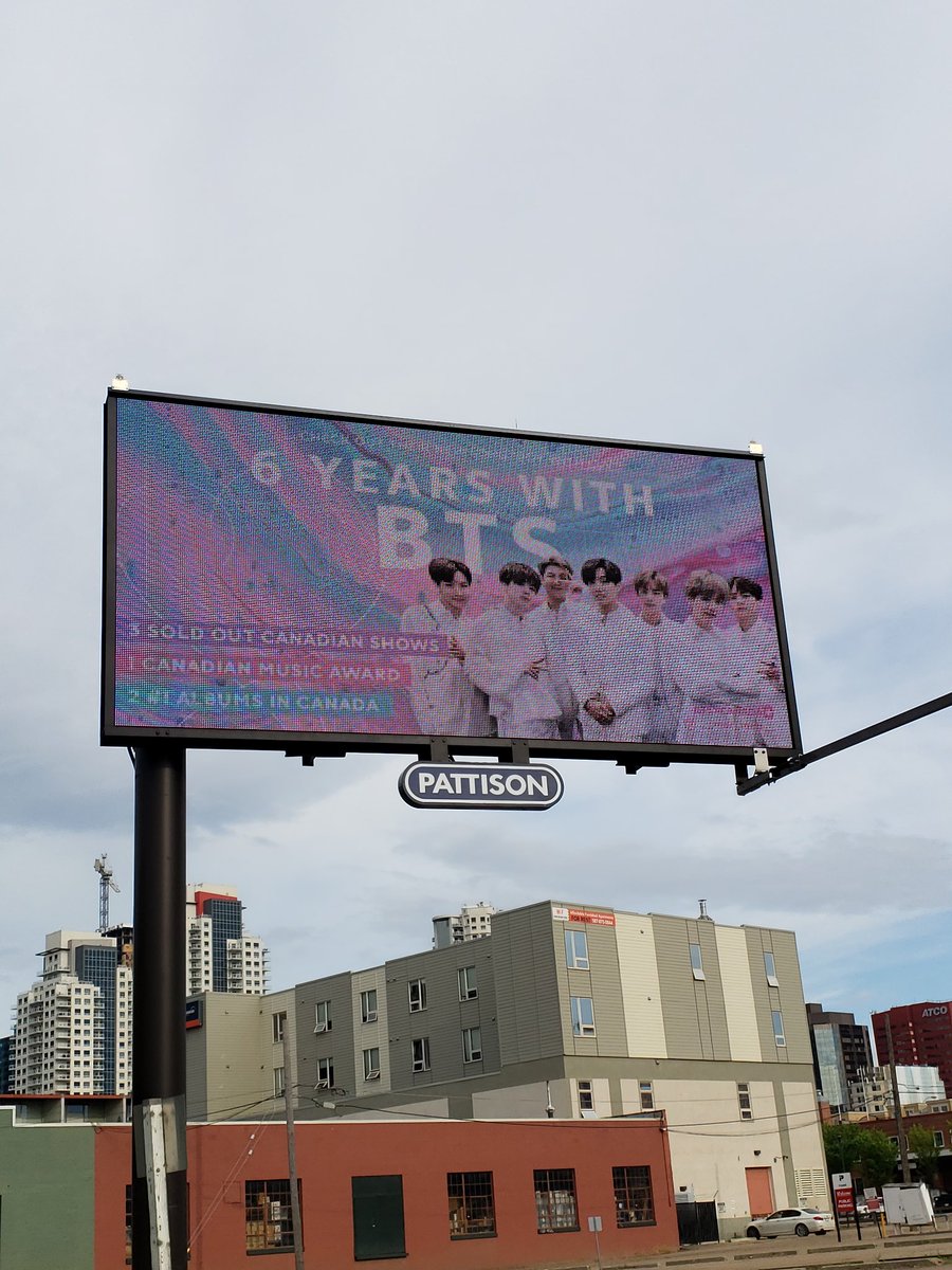 Glad I got to see the @BTS_twt YEG billboards 😊 #BTSLuvFromCanada #6YearsWithOurHomeBTS #BTS6thAnniversary

@Alberta_BTS
@BTSxCanada