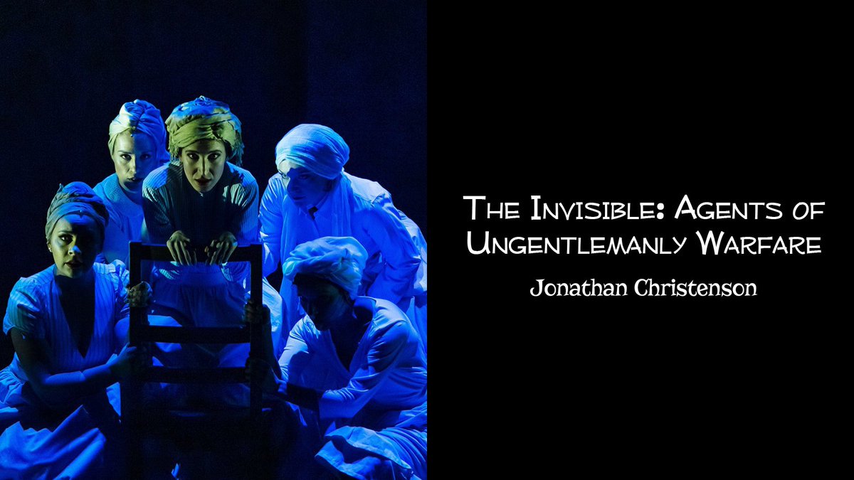 The Betty for Outstanding New Play, sponsored by the U of C School of Creative and Performing Arts, goes to The Invisible: Agents of Ungentlemanly Warfare by Jonathan Christenson! #Bettys19