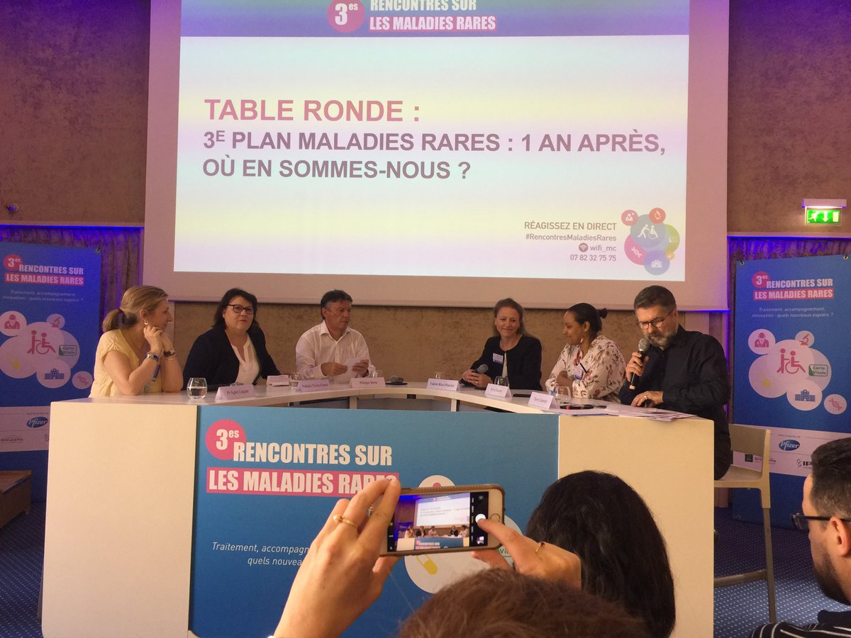 Première table ronde #RencontresMaladiesRare