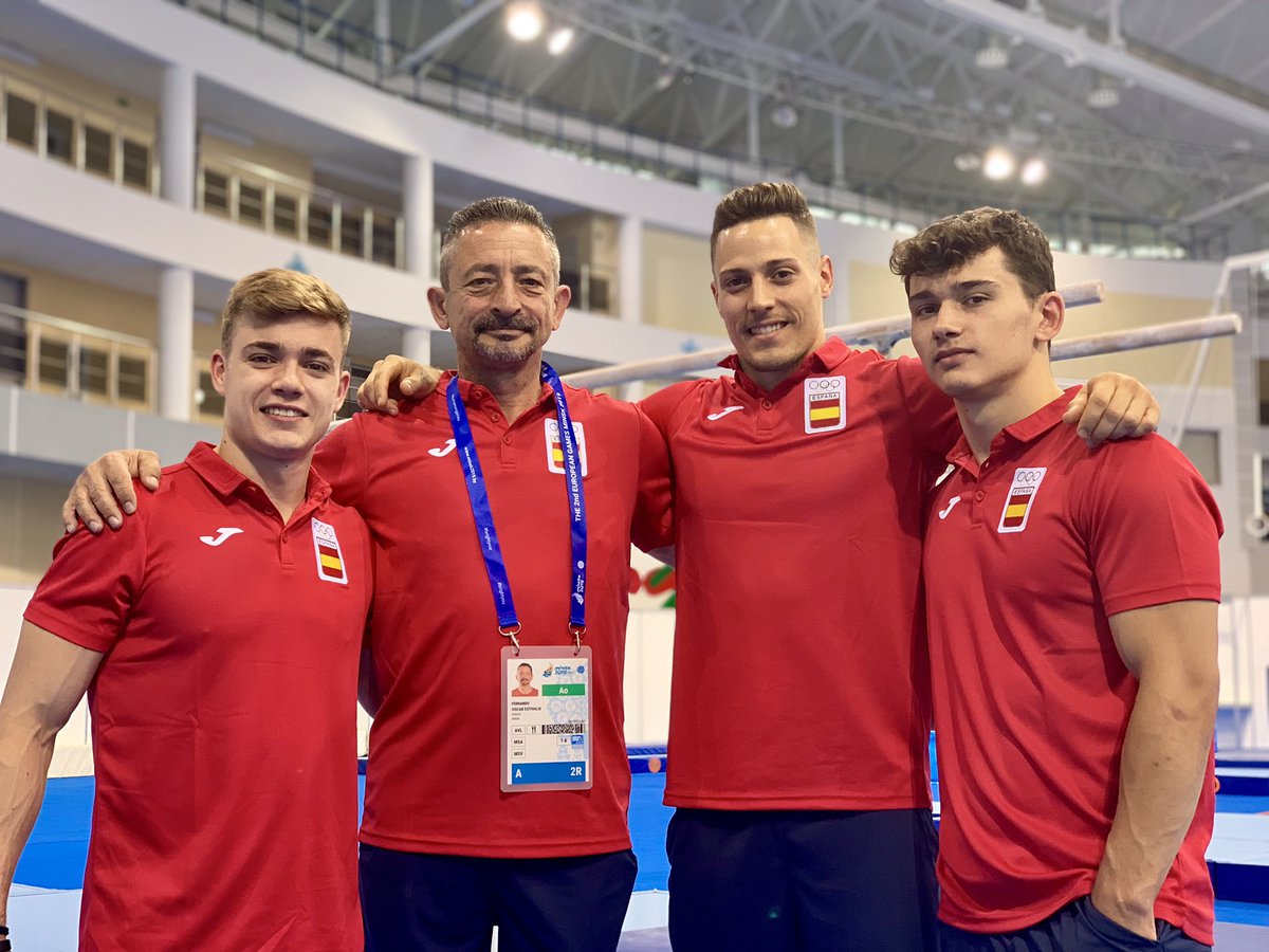 Primer día de entrenamiento del #TeamESP de #GAM en los Juegos Europeos de Minsk 💪🏽 y día de competición para el grupo de #AER. Mucha suerte a todo el equipo!! #ESPasión