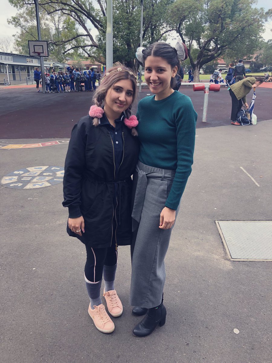 An awesome crazy hair/sock day today. Our teachers have a lot of fun with it too. Thank you to our SRC for organising this fundraising event and <a href="/gangi_natalie/">Natalie Gangi</a> #cysticfibrosisaustralia <a href="/CF_Foundation/">Cystic Fibrosis Foundation</a>