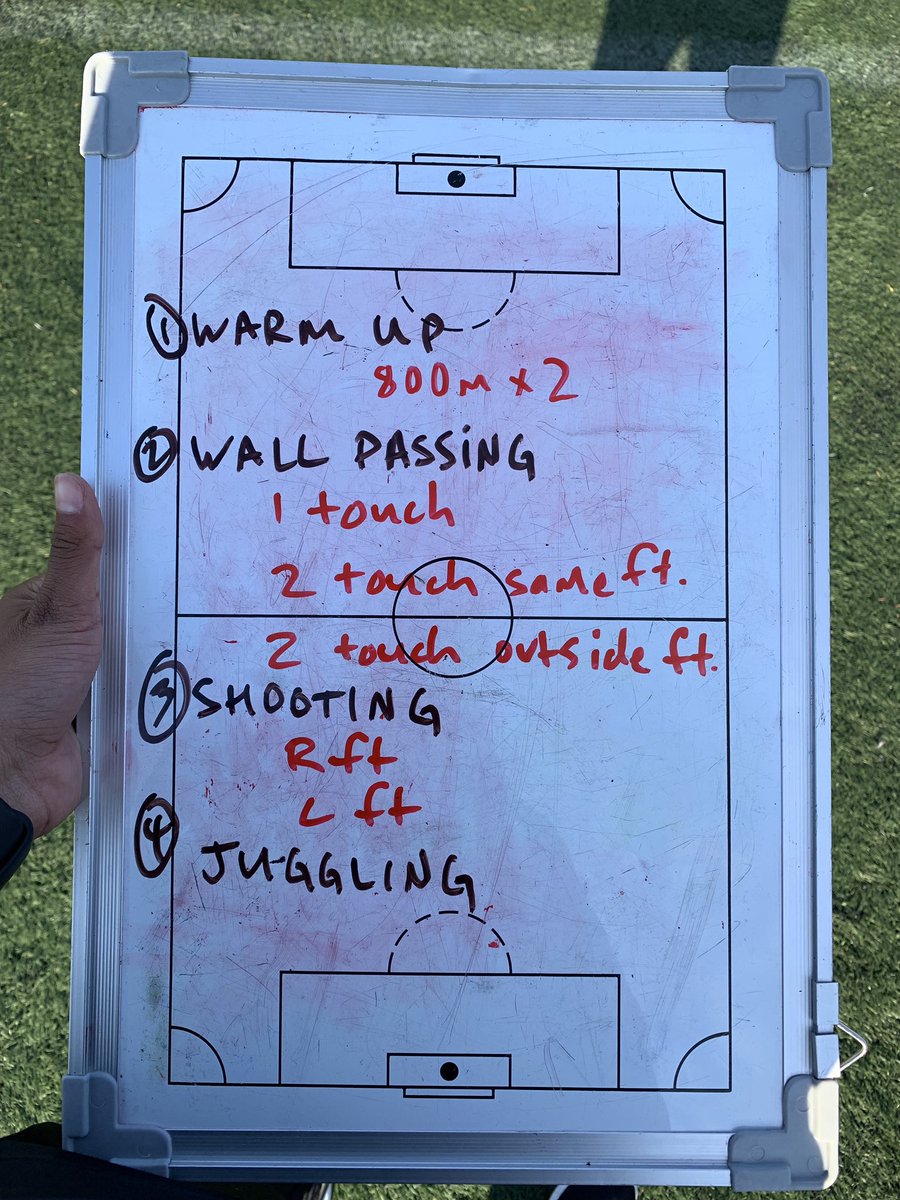 JMander10's tweet image. Of all the structured camps etc.. over the summer, the best thing is always to just go n play on your own - some self directed learning at tonights session leading into the summer #learntotrain ⚽️