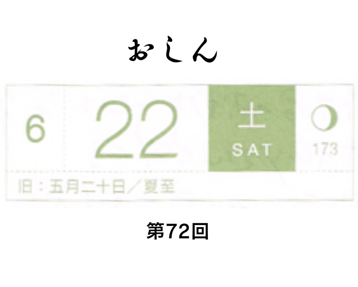 6月22日土曜日のおしん、第72回
#おしん #おしん絵 #ほぼ日 