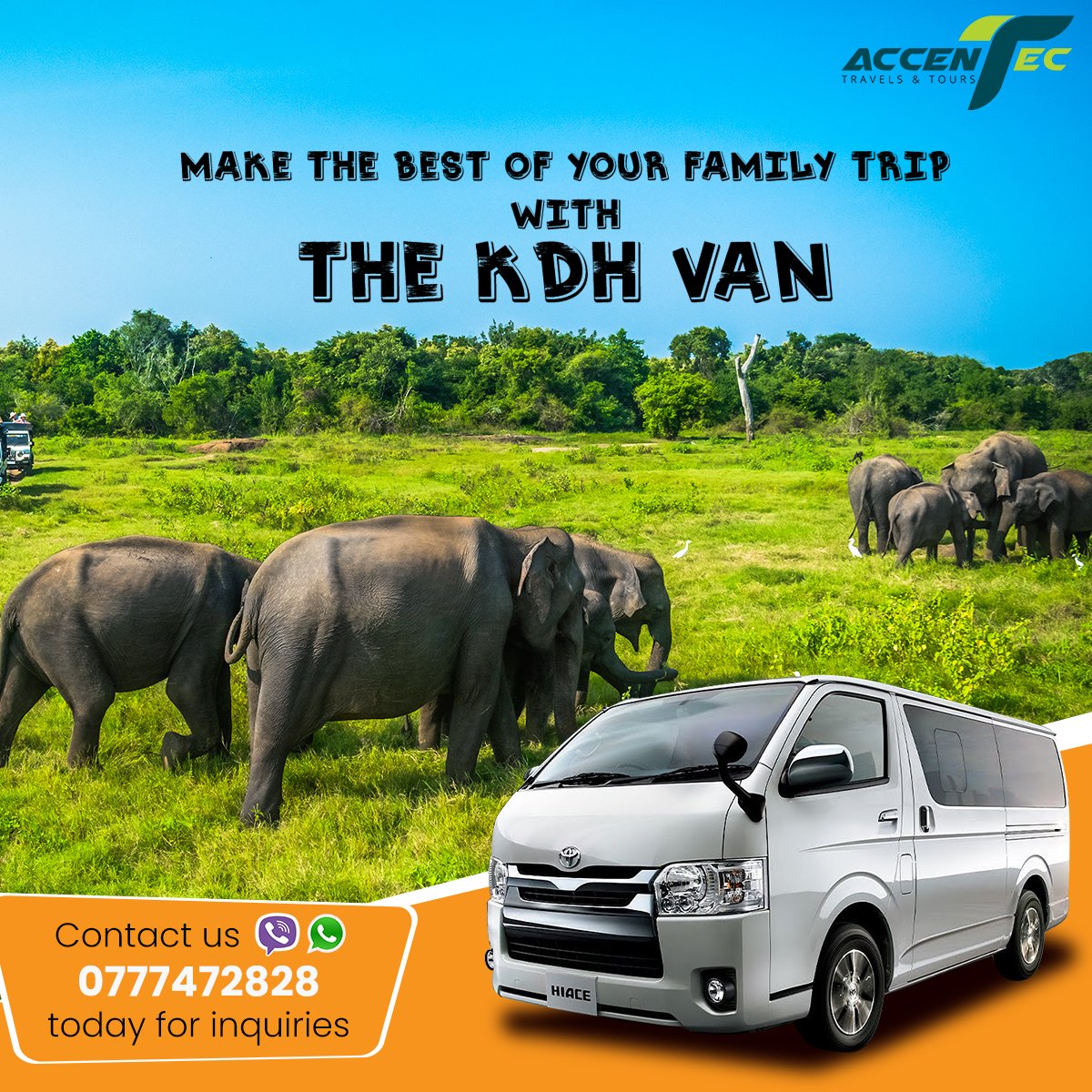 Accentteclk's tweet photo. Make the best of your family trip with the KDH van available for self-driving hire at Rent a Car Sri Lanka.  

#Accenttectravels #Rentacarsrilanka #Familytrip #Selfdrive #Vehiclerental #Contactustoday #selfdriving #vehicle #contact #corporate #srilanka #rentacar #vans #forhire https://t.co/LS5TLIw39s
