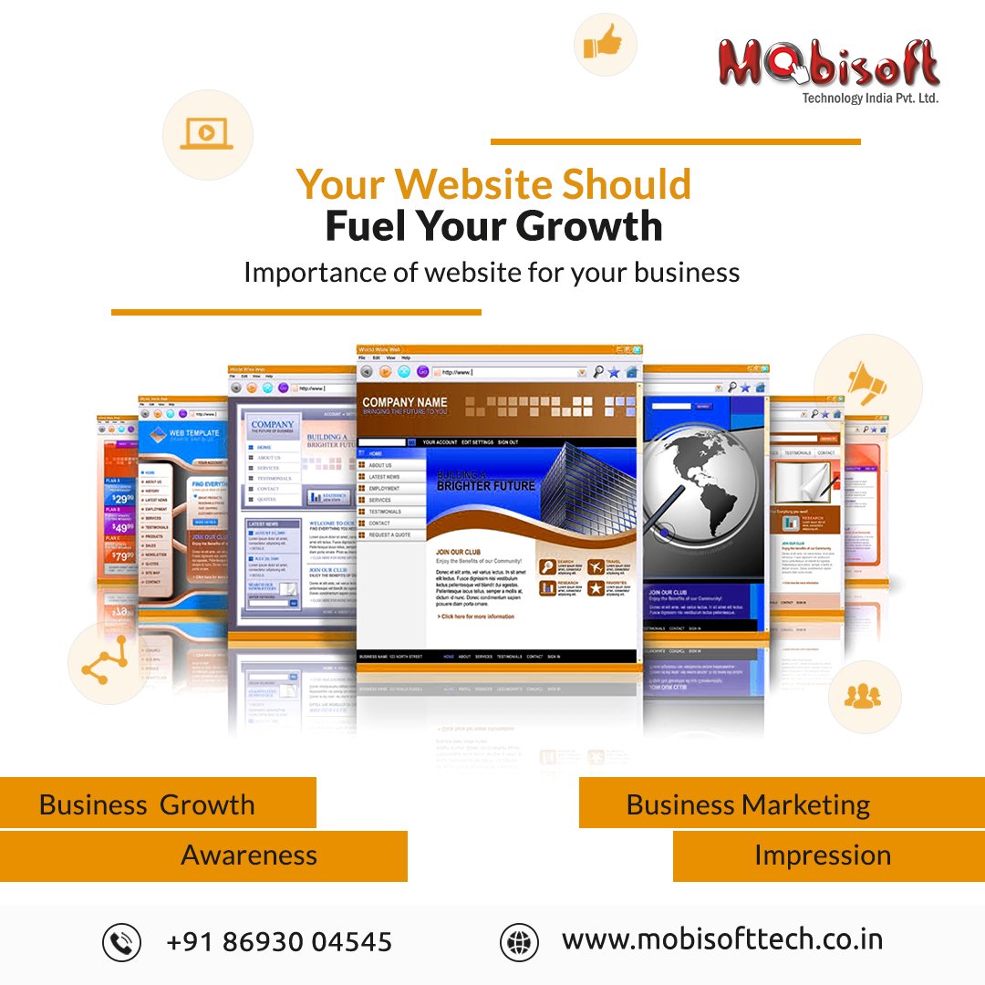 mobisoftindia's tweet image. The website is the heart of any business. It is the fuel to any business...
Contact us to get design your own website- mobisofttech.co.in
Contact: 91 8693004545  
.
.
.
#MobisoftTechnology #Webdevelopment