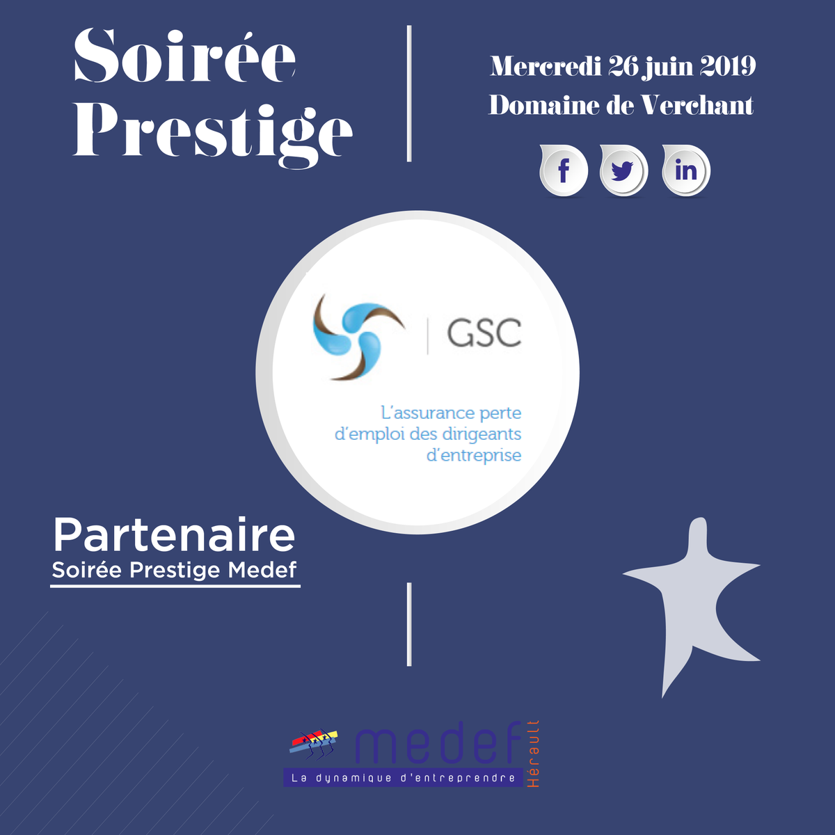 <a href="/AssociationGSC/">Association GSC</a> permet aux #entrepreneurs et #mandataires #sociaux de percevoir un revenu en cas de perte d’emploi. "Anticiper les risques fait partie du métier de dirigeant d’#entreprise."🔹#Ensemble, nous sommes plus forts ! La force du réseau <a href="/Medef34/">Mouvement des Entreprises de France #medef34</a> 🔹<a href="/HERVESamuel/">HERVE Samuel</a> #medef
