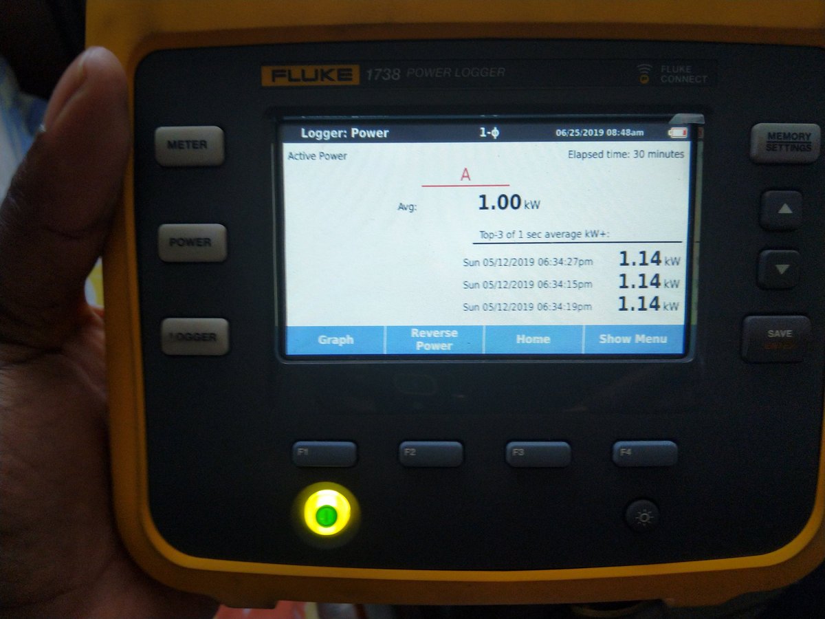 Using an energy logger; I use a Fluxe 1738 power logger. This gives me V, A, P and E and many other parameters(too much detail). It's plugged to the main incomer circuit breaker on the meter board and all essentials powered for a period of time (usually run it for atleast 24hrs)