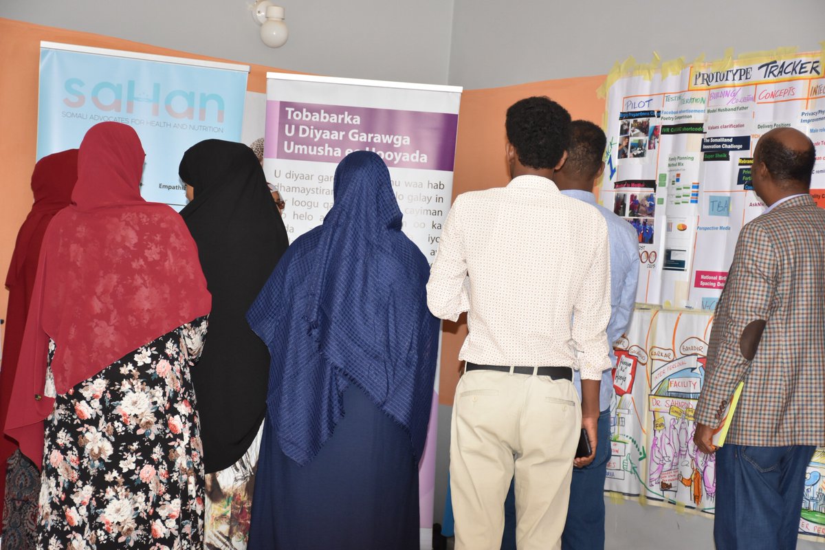 PSI_SOM's tweet photo. Our New Country Rep, Ibrahim Hassan, is taken through the various Health & Nutrition programmes in Somaliland & Somalia in collaboration with Ministries of Health and other partners. First in line is our #CommunityDemandCreation work, SAHAN, supported by @UKinSomalia https://t.co/q8FukCx9us