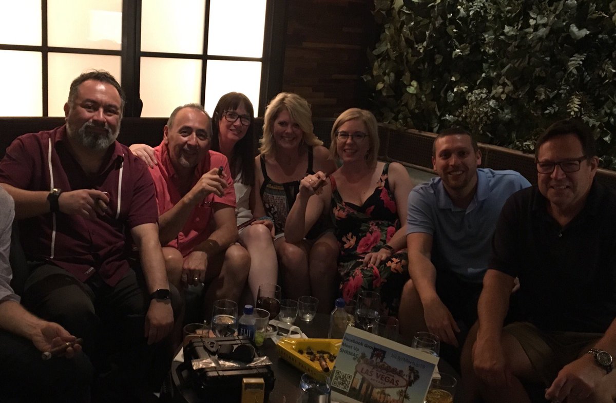 Part of the Cigars &amp; HR meet up at the Montecristo cigar bar <a href="/CaesarsPalace/">Caesars Palace</a> in Las Vegas. #cigar #HR #SHRM19 #meetup