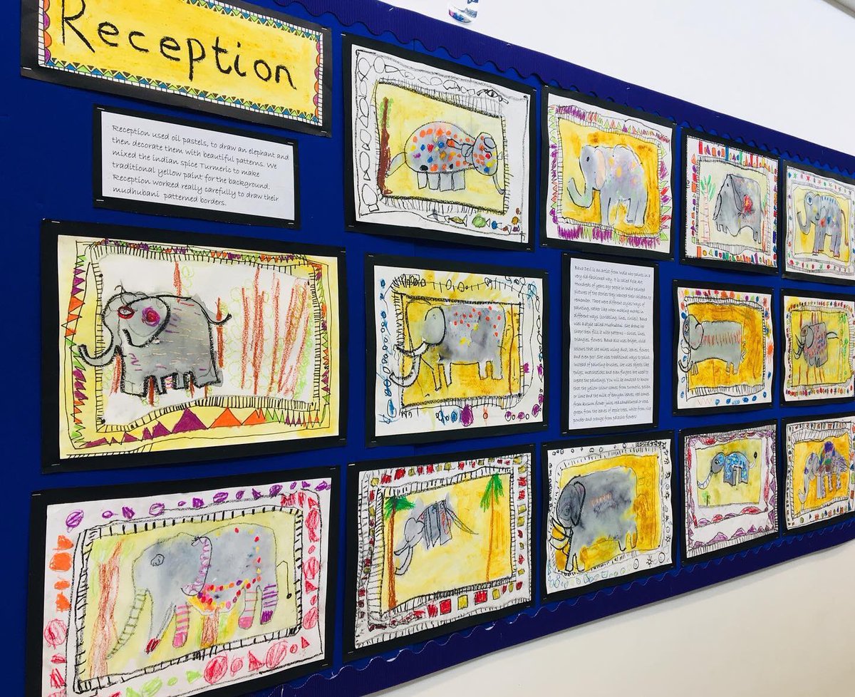 nfowles5's tweet photo. Very proud of our EYFS artwork 😍 Thank you @realartteam @ColeshillHeath 🌟🌟#chsrocks https://t.co/dkzLg6BhX7