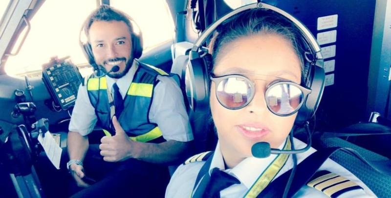 majid_aljomeeah's tweet photo. A year ago, women were first allowed to drive a car in #SaudiArabia, and now the Kingdom has the first female pilot taking flight on commercial plane.
#SaudiWomenCanDrive
#OneYearOnTheRoad

#شي_يثير_اهتمامك https://t.co/U7hDXPr5dE