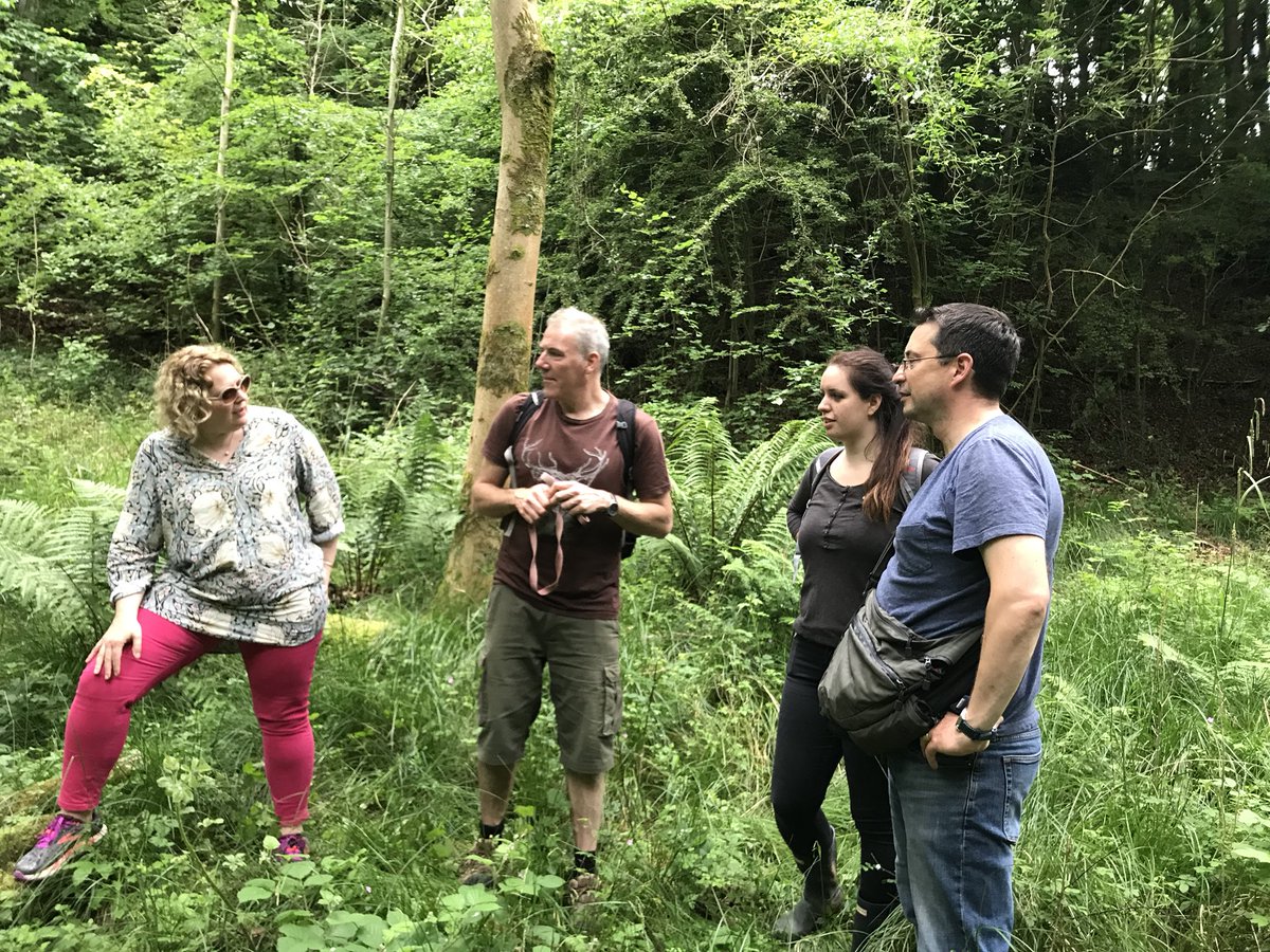 ClareDinnisWWT's tweet photo. Almost 3 years to the day since I last visited the #stroudruralsuds project. Still beautiful, still simple, still effective. Great to show the #FCRMStrategy team what it looks like on the ground plus hear about how sharing #lessons has inspired schemes elsewhere. https://t.co/6M2LtOaO1B