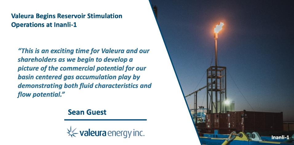 ValeuraEnergy's tweet photo. Valeura Energy announces start of reservoir stimulation and testing operations on the #Inanli-1 appraisal well.
https://t.co/VW8vuYYj1Z
#Valeura $VLE $VLU #BCGA #Inanli https://t.co/5IFCPSWR7C