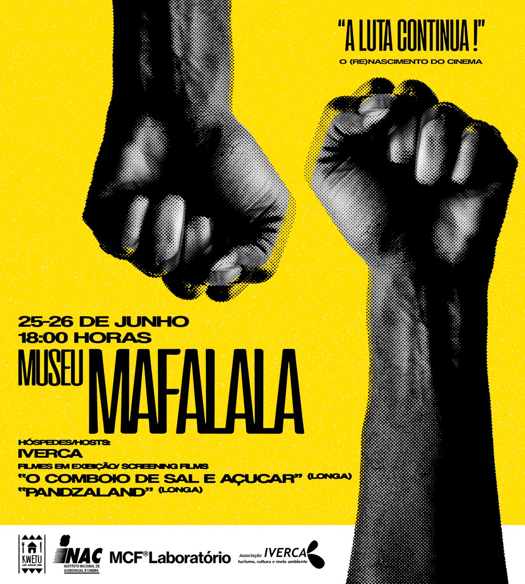 Festival_Maputo's tweet photo. Venham Celebrar connosco a Independência!
Mafalala vai receber a próxima sessão da Jornada da Cidade de Maputo.

Juntamente com nossos anfitriões:
-Iverca
-Museu Mafalala

"A Luta Continua!"

#aLutaContinua #MCF2020 #Maputo #Cinema #Maputo #25deJunho #independência #liberdade https://t.co/E81eCV1bdZ