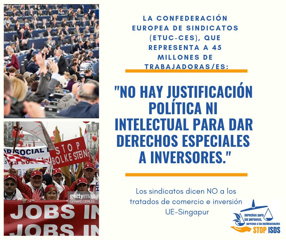 isa_barrajon's tweet photo. ✍🏾 Imprescindible firmar contra el sistema abusivo de los Tribunales Internacionales Privados que permiten a las multinacionales someter a los Estados y a la ciudadanía
https://t.co/u7uEvb8AL1
#StopISDS🛑 Los derechos de las personas son la prioridad
@ccoopv ya se ha adherido‼️ https://t.co/yWdkygN2hb