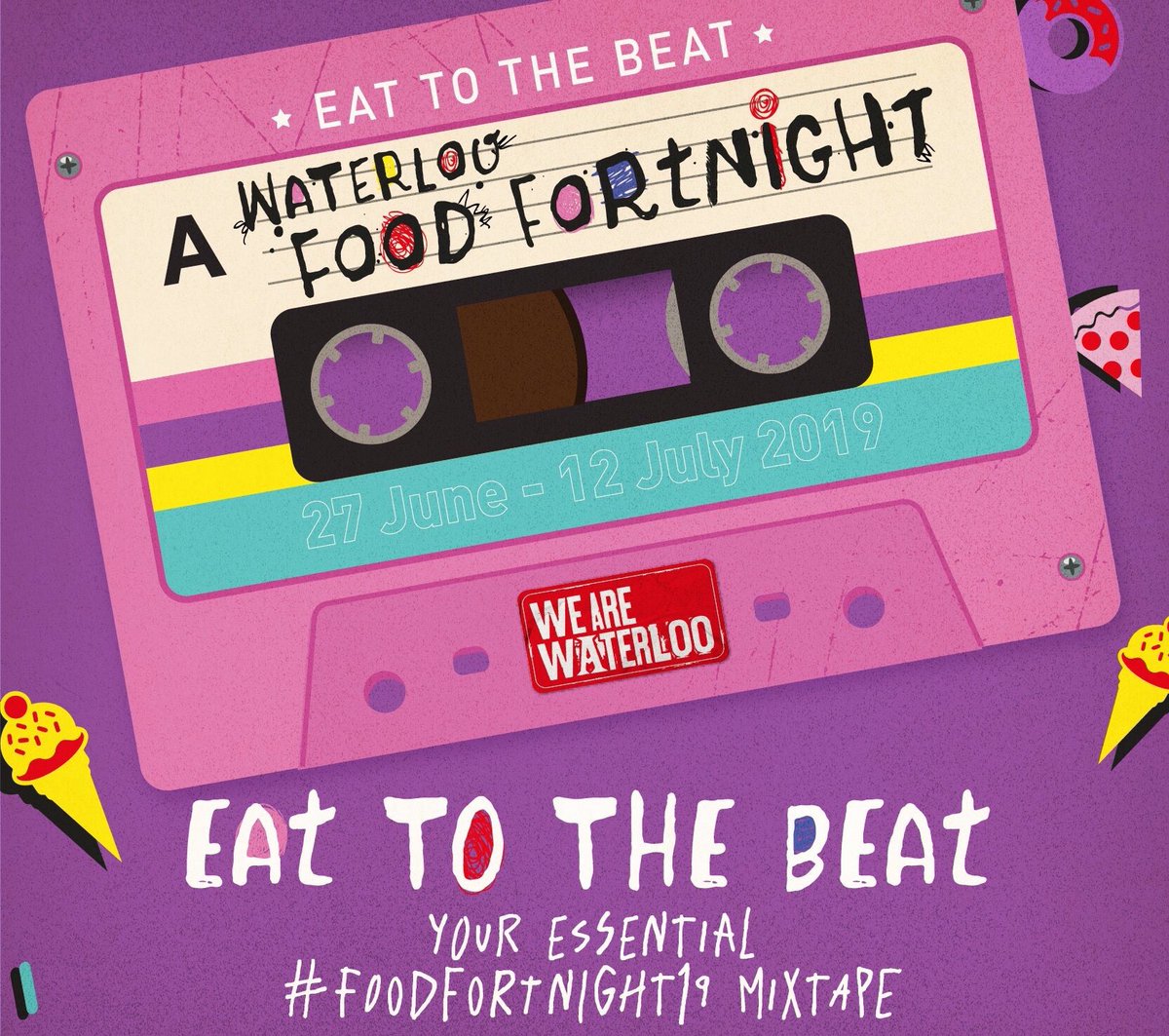 MorleyRadio's tweet photo. Food Fortnight 90s mixtape live now on https://t.co/tbRNj7X0fG @morleycollege @WeAreWaterlooUK  

#FoodFortnight19 #EatToTheBeat https://t.co/zCpJM0XEpa