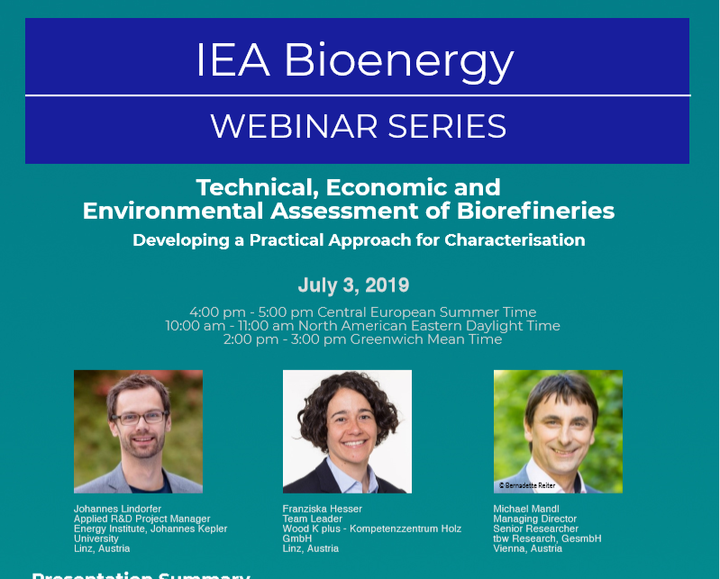 IEABioenergy's tweet photo. Learn more about an innovative tool developed by @IEABioenergy #Task42 to assess the technical, economic, and environmental potential of #biorefineries during our 3 July webinar. https://t.co/vvYStPDppK https://t.co/1Oa5KwPWmT