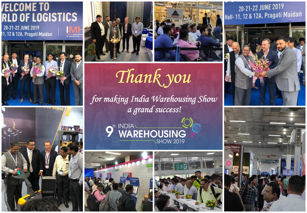 Thank you for making the 9th edition of India Warehousing Show a big success.

See you again next year.
indiawarehousignshow.com 

#food #pharma #FMCG #electronics #retail #ecommerce #freight #import #export #warehouse #infrastructure #materialhandling #storage #logistics