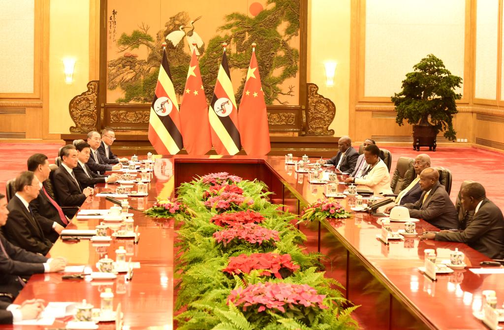 KagutaMuseveni's tweet image. Met Chinese President, Xi Jinping, today and held bilateral talks with him at the Great Hall of the People in Beijing. I thank him for inviting me to China and asking me to officially open the follow-up meeting on the FOCAC resolutions.