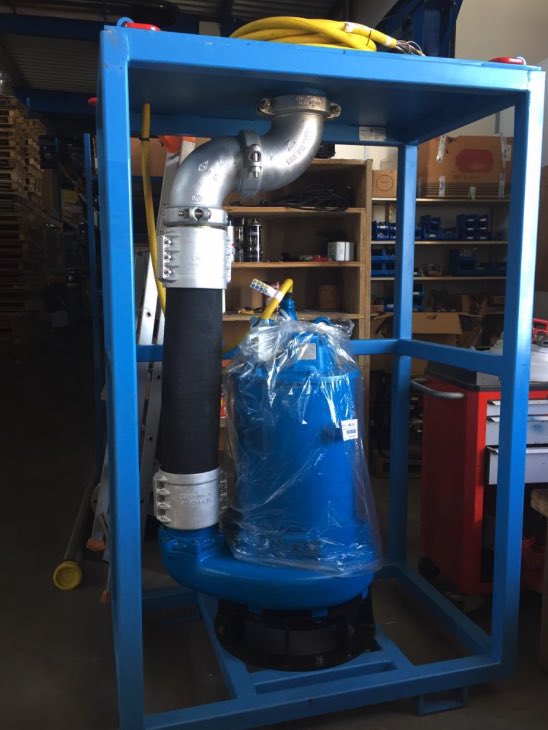 Tsurumi_Europe's tweet photo. Tomorrow @Solscope in Marseille will start. Our French subsidiary #CE2A will present at stand D6 a “GPN in a cage”. The #Tsurumi special solution for slurry wall applications. #stronger4longer https://t.co/XR9YkM7iuc https://t.co/CGD1RnvkGF