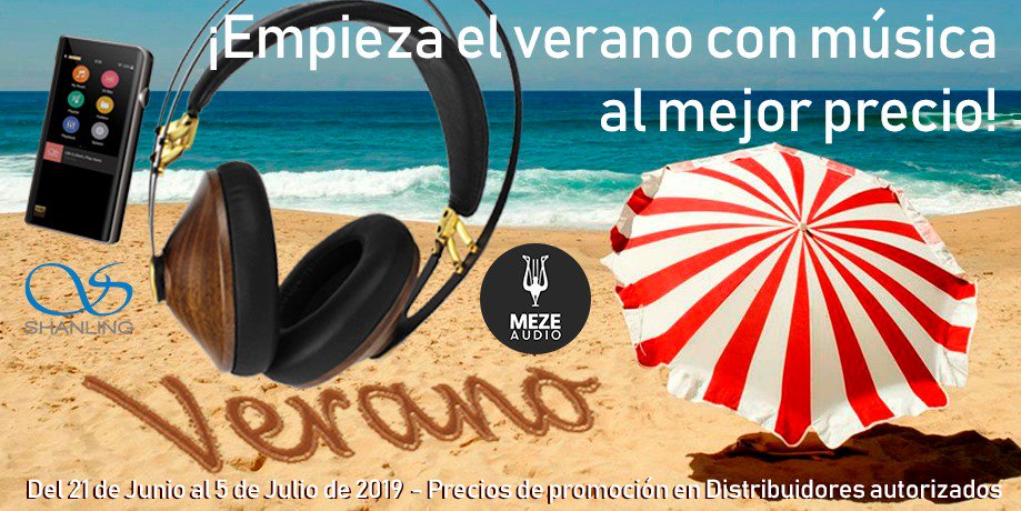radiocolon's tweet photo. ¡Empieza el verano 🏖 con música 🎶 al mejor precio!
Hasta el 5 de Julio, Precios de Verano en una selección de productos de audio portátil 🎧 #MEZE y #SHANLING: https://t.co/5cFXvtmrGl
#auriculares #headphones #audioportatil #mezeaudio #99Classics #99Neo #11Neo # #M0 #M5s https://t.co/cjUmYUM8uj