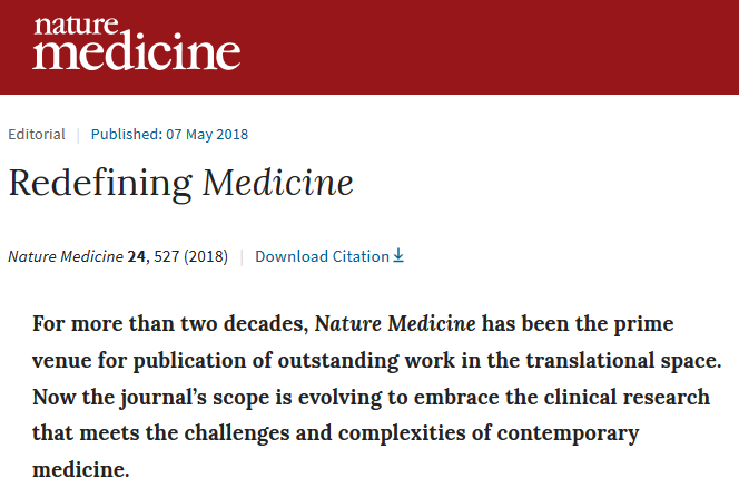 Nature Medicine on Twitter: "Still unsure if your paper is a good fit for  the journal? Consider a presubmission inquiry. For Nature Medicine, only  the abstract is necessary, although a cover letter