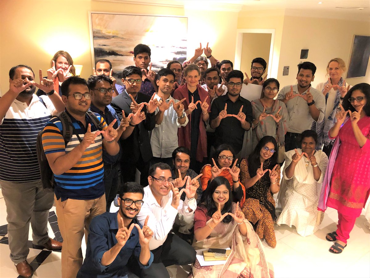 Reception for the ‘WikiGap edit-a-thon 2019’ contributors in Bangladesh at the residence of Swedish Ambassador H.E. Charlotta Schlyter.