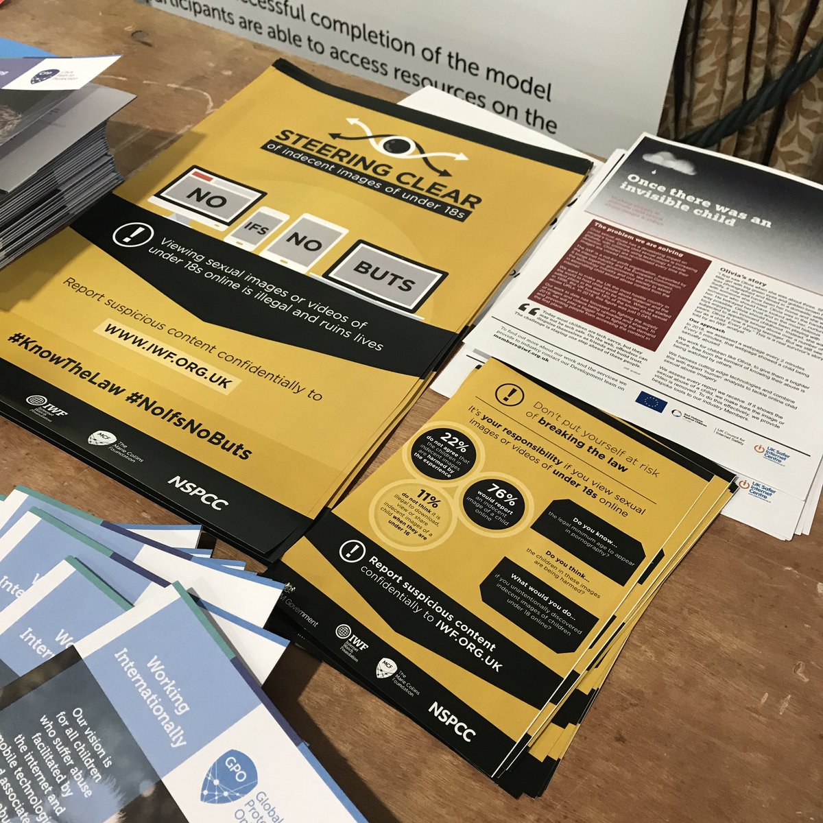 MCFcharityUK's tweet image. Lots of interest today in our Steering Clear campaign at the #nyysw19 conference in Harrogate - 370 delegates with an interest in safeguarding from across North Yorkshire &amp;amp; York #voiceofthevictim #onesimplereport @IWFhotline @GOVUK