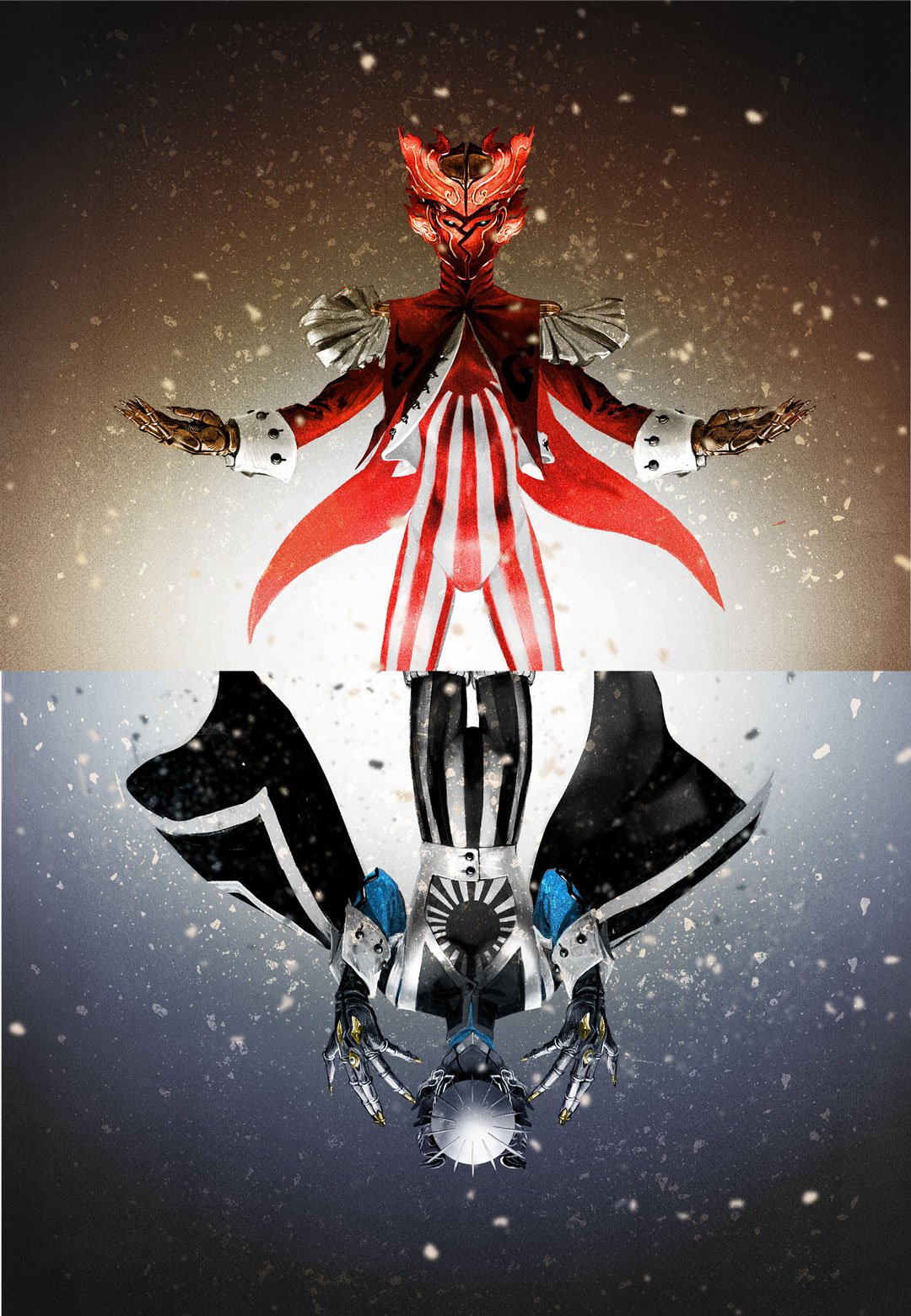 Uzivatel Nemo Na Twitteru 罪罰周年ということで 拙イラスト集に収録してるものをちょっと改造したものですけど アポロとヒューペリオン 最高にかっこいい