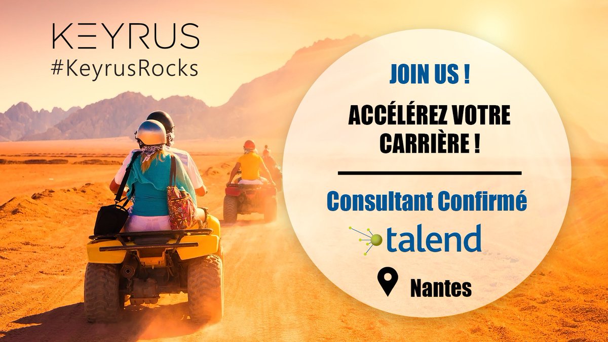 Keyrus_group's tweet photo. [#Emploi - Nantes]
@Keyrus_Group recherche un Consultant Confirmé Talend !
https://t.co/uVHgmRREI8
#KeyrusData
#JoinUs https://t.co/0hf0bFul66