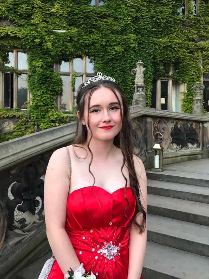 My beautiful daughter on her prom night on Friday 21/6/19..