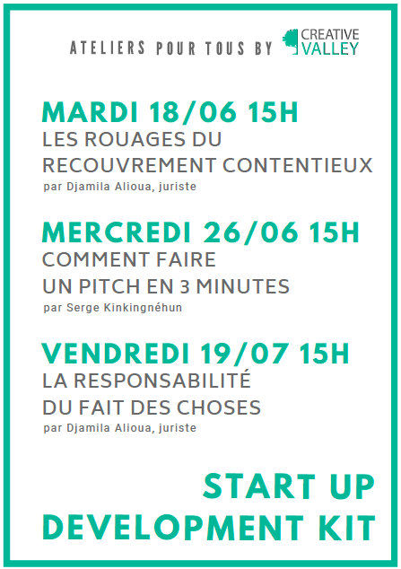 creative_valley's tweet photo. ATELIERS POUR TOUS BY @creative_valley 
#2dates à ne pas manquer 👉🏼 le 26 juin et le 19 juillet 
Inscription en ligne sur notre compte meetup  👉🏼  https://t.co/1Ui97dDAMV 
#ou retrouvez-nous directement au 11 rue carnot, le Kremlin-Bicêtre 👍🏻 https://t.co/8jEnCqEJCY