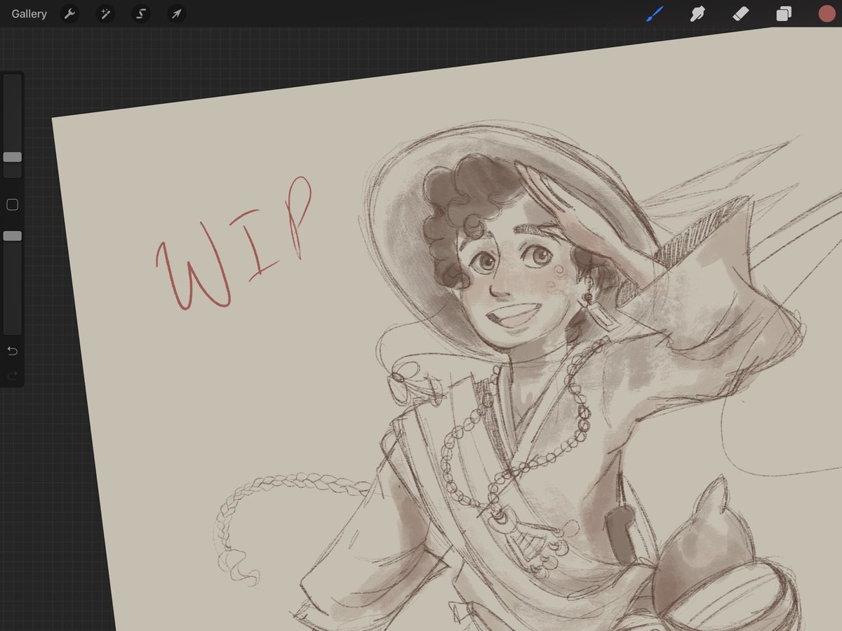 VCIllustrations's tweet photo. A work in progress for a little something special I’m working on #wip #characterdesign #digitalart https://t.co/jRc33swE4w