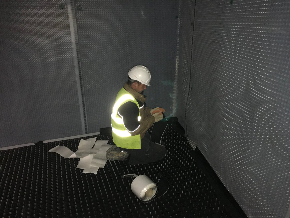 structuralws's tweet image. A nice waterproofing installation completed to the Graven Hill self build site in Bicester!
