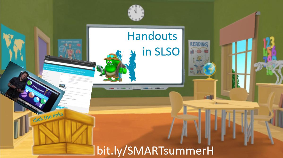 SMARTukconnect's tweet photo. Nearly the end of the school year, let's continue the #SMARTSummerCountdown
19 days left of school
H. Handouts in SLSO - How do you use Handouts in SLSO? Write a quick post/comment of your success story. @SMART_Tech
Clink the link: https://t.co/kl5YAULZiN https://t.co/bVagLc3ysh