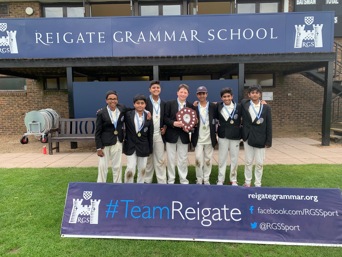 saintolaves's tweet photo. Huge congratulations to our Yr7 #Cricket Squad who won the main cup competition at Reigate on Monday - a high profile event with many of the top schools in South East of England competing so it was an outstanding achievement. @stolavessport #stogs @schools_cricket #teamreigate https://t.co/xd0x78R4YQ