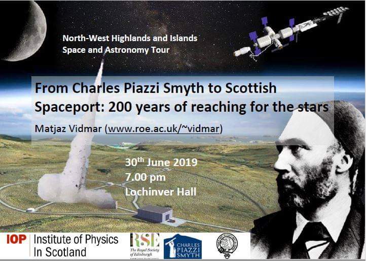 Matjaz Vidmar to speak in the Community Room @ Lochinver Hall Sunday 30th June at 7pm.
If you have an interest in  Physics, Space exploration or even what might be happening a little to  the North of us soon, this could be the best possible way to spend a  Sunday evening.