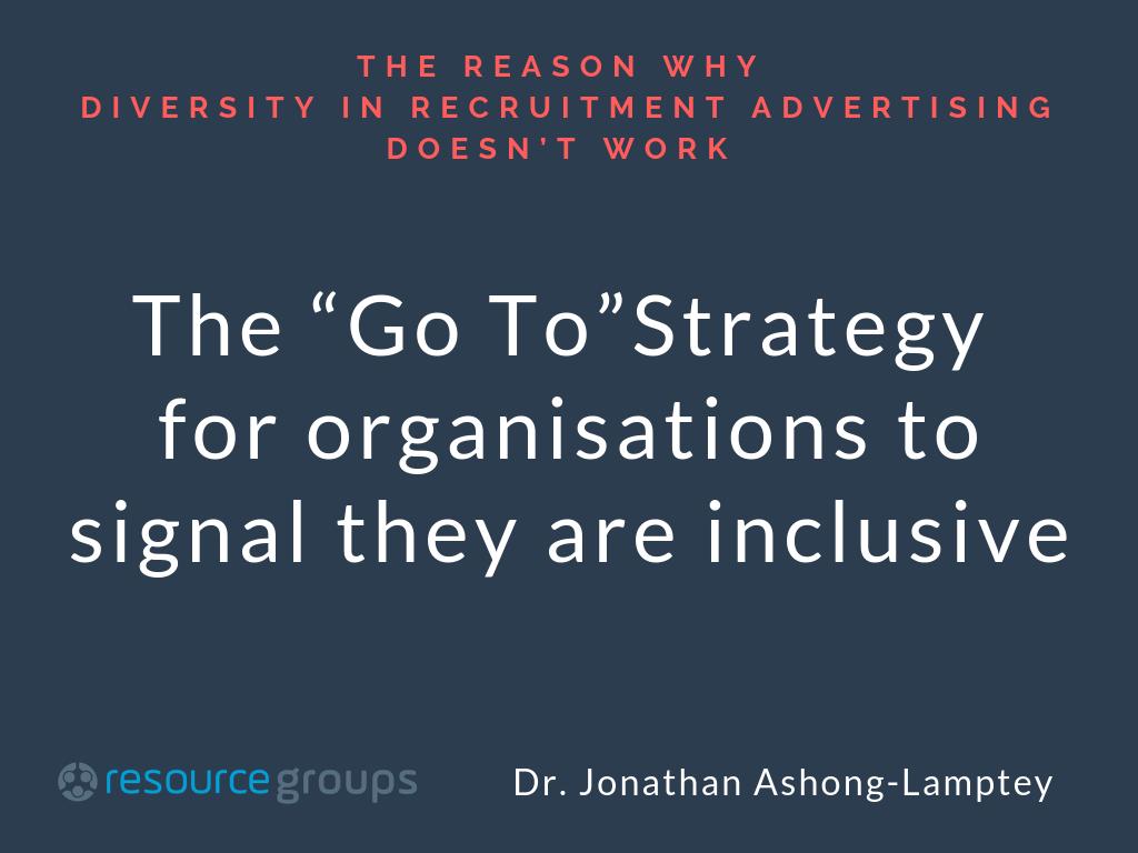 resourcegroups's tweet photo. One of the go to strategies for employers 

to signal that they are inclusive 

Is to show that underrepresented groups 

are already doing well in the organisation

What if I told you that this doesn’t work?

#recruitment #inclusion #diversity 

https://t.co/FqxmBRdcIC https://t.co/6fdFOXQthU