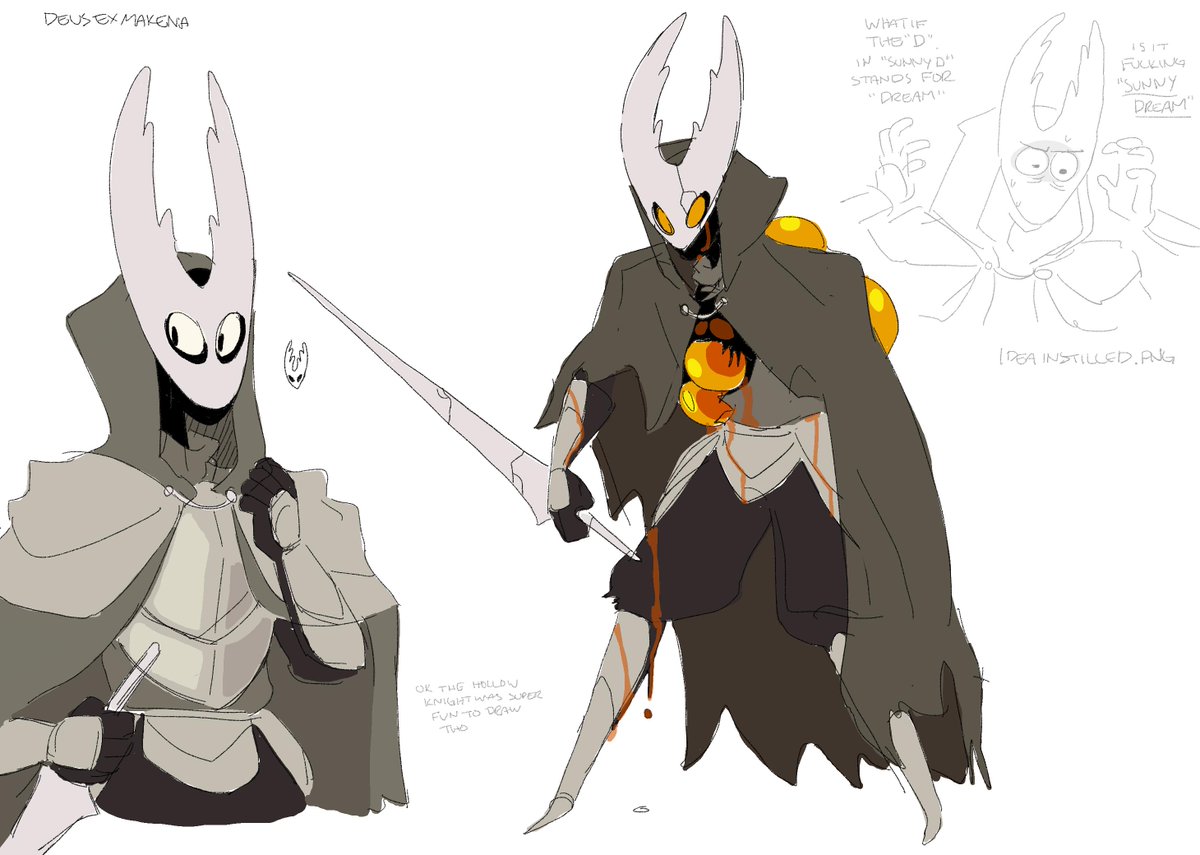 so i initially told myself i wasnt gonna do human hollow knight designs cuz...