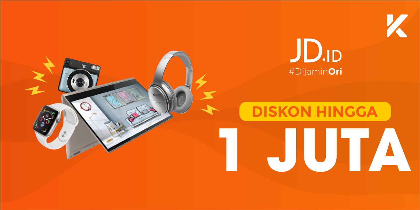 Kredivo al Twitter: "Diskon hingga 1 JUTA di @JDid. Gunakan cicilan hingga  12 bulan Kredivo dan beli sekarang barang impianmu! Ada 2 promo yang bisa  kamu pilih sesuai kebutuhanmu. Cek selengkapnya https://t.co/OibpxmHG1S