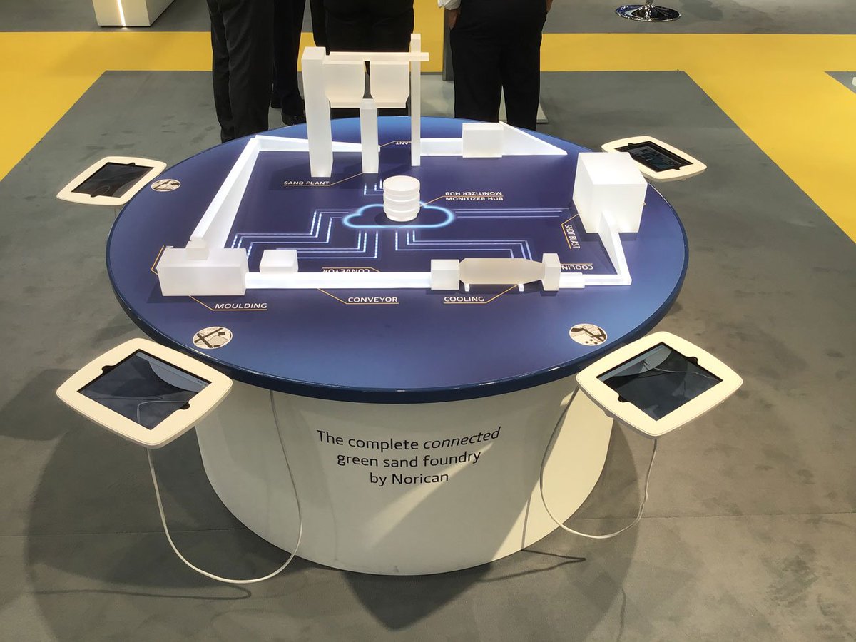wheelabrator's tweet image. Digital solutions, transformative technologies and groundbreaking innovations for today’s #CompleteConnectedFoundry. #GIFA2019 is officially open! We’re reporting from @TBWoM. Follow #NoricanAtGIFA to stay tuned. 
📍 Hall 11, stand A74-A78
ow.ly/vDl050uJHob