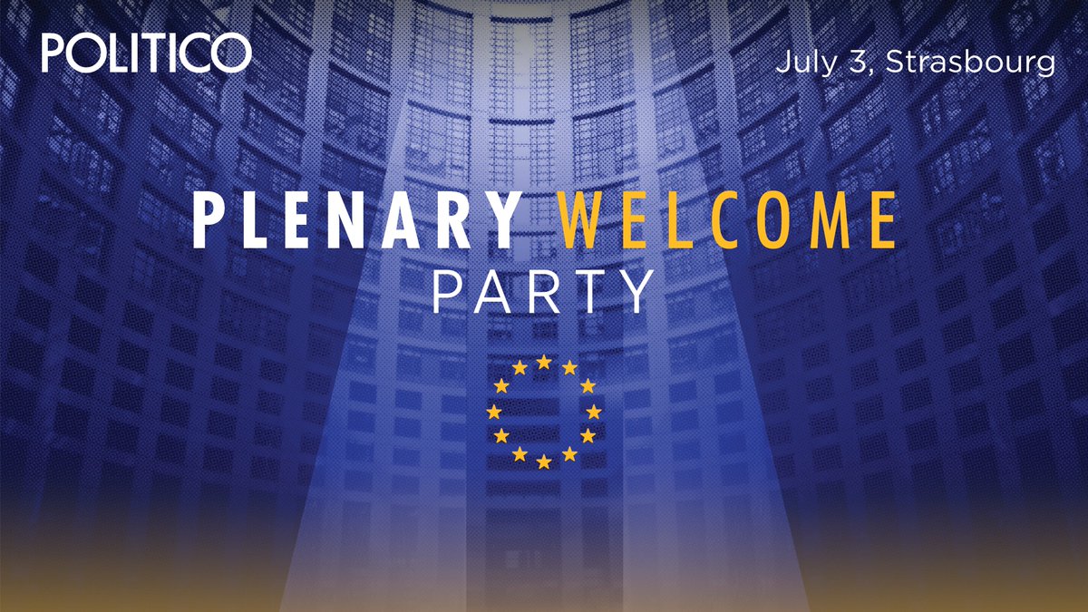 Over 150 MEPs have registered for our exclusive POLITICO #EUPlenaryParty in Strasbourg on July 3 – fellow MEPs are more than welcome! Find out more on politi.co/2WNaKTF &amp; contact us at events@politico.eu so we can forward you your personal invitation as an MEP.