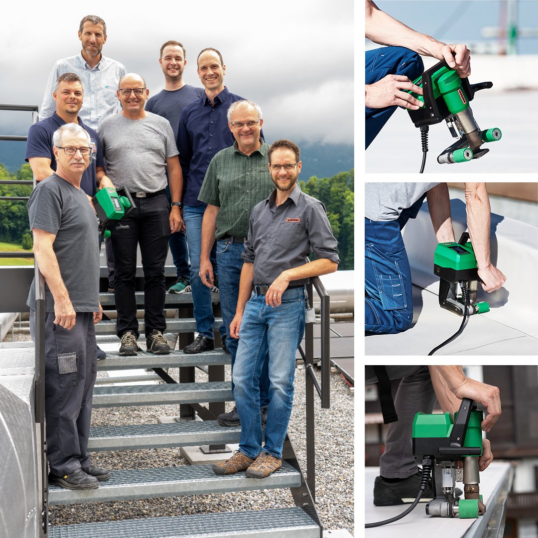 leisterworld's tweet photo. Many thanks to the team of the business line "Plastic Fabrication, Roofing &amp; Flooring". You developed our new UNIDRIVE 500 and not only did an excellent job, but also created a new solution for our customers worldwide.

#Plasticwelding #Roofing #Unidrive500 https://t.co/kacG0aRM85