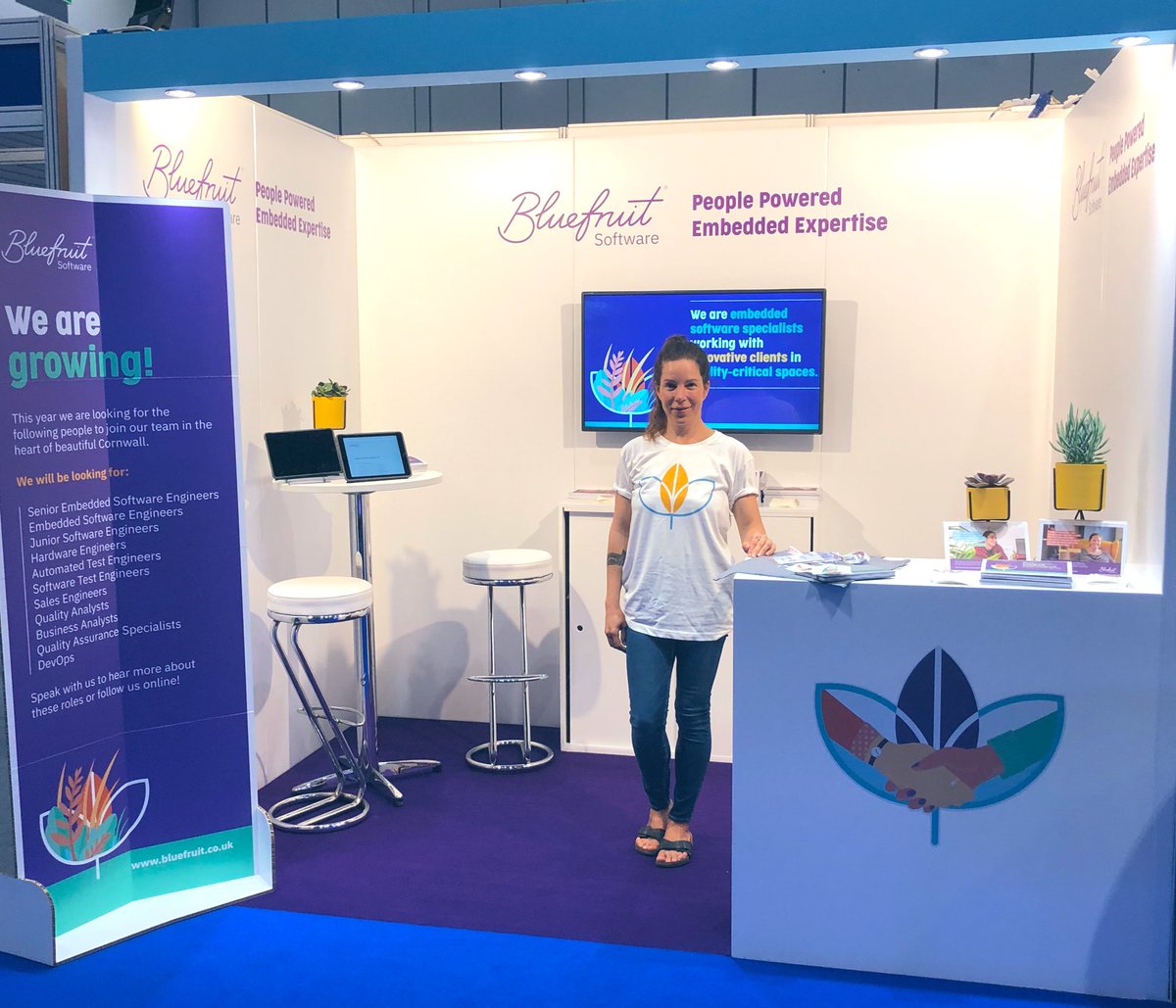BluefruitSW's tweet photo. Good morning #WoSR2019! Fancy working for an awesome software company in Cornwall? Weβre upstairs at C2. Pop by to learn about all of the roles we are currently recruiting for. @WinTechSeries #TechCornwall #Cornwall #SoftwareJobs https://t.co/xOHqYw2Y4D