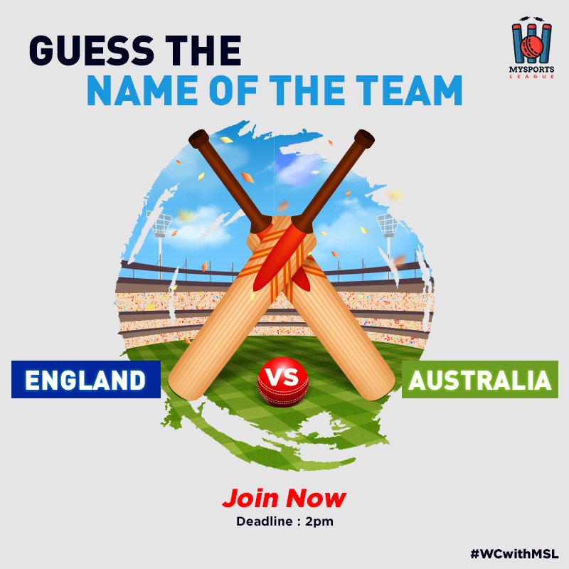 mysports_league's tweet photo. #GiveAwayAlert #ContestAlert #contestending
Predict who will win today match and stand a chance to win
1. Comment your Answer
2. Follow and RT us on Twitter
3. Tag 5 friends &amp; get them to play
Hurry! The contest is ending very soon! 
 Play with us on  https://t.co/efnlLORtgo https://t.co/FTyiXGkDQv