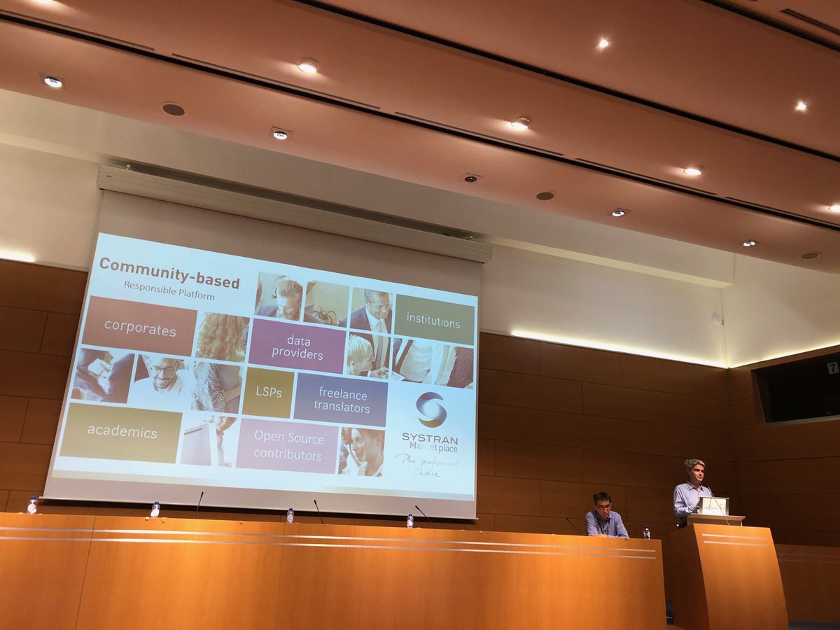heididp's tweet photo. #LTInnovate19 working together is key @jsenellart and @MeertensLuc to build a worldwide expert community https://t.co/QeeHYTlbbX